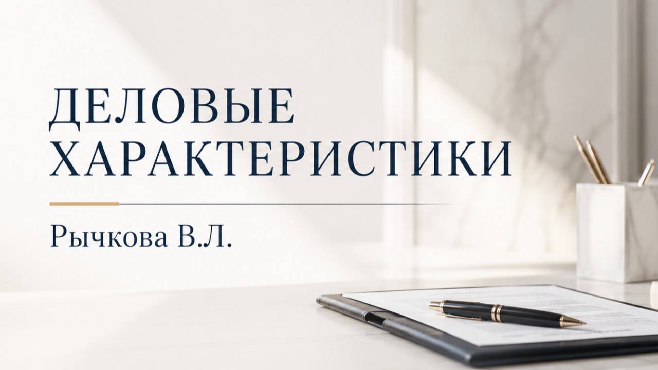 Деловые характеристики